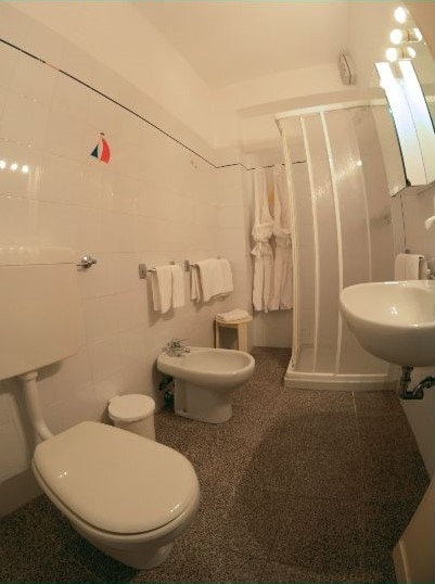 WC in primo piano, Hotel a Portofino