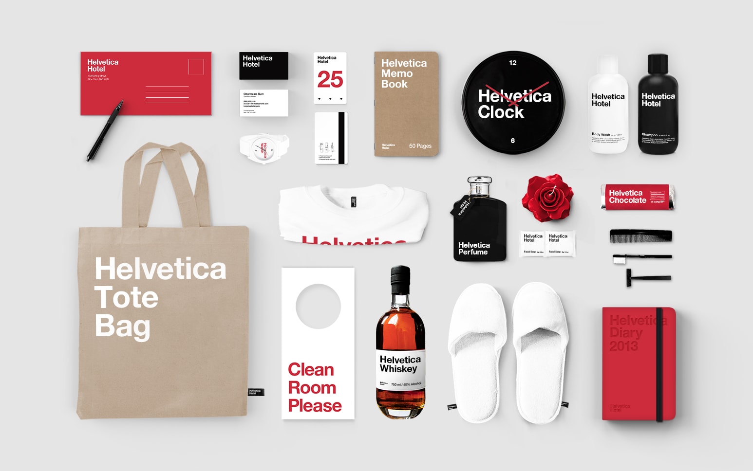 Helvetica Hotel Branding